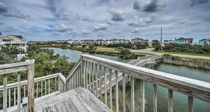 Avon Home on the Channel w/ Hot Tub & Deck!