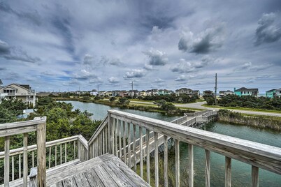 Avon Home on the Channel w/ Hot Tub & Deck!