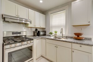 Microwave, oven, stovetop, high chair - Pet-friendly Providence Home, 2 Mi to Downtown! (Providence)