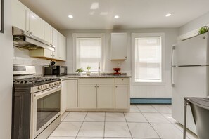 Microwave, oven, stovetop, high chair