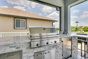 Interior - Pool & Gulf Access Canal: Chic Cape Coral Home! (Cape Coral)