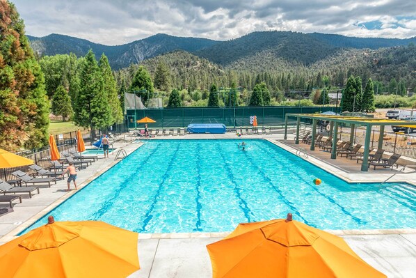Outdoor pool - Frazier Park Vacation Rental w/ Game Room & Views! (Frazier Park)