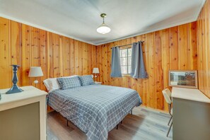 House (3 Bedrooms) | 3 bedrooms, laptop workspace, bed sheets - Pet-friendly Alpine Cabin w/ Gas Grill & Fireplace (Alpine)