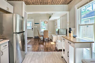 Chic Cottage w/ Private Yard: Steps to Beach!