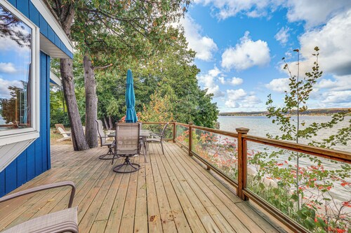 Fireplace! Waterfront Gem Near Leelanau Wine Trail