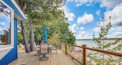 Fireplace! Waterfront Gem Near Leelanau Wine Trail