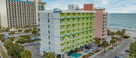 Façade de l’hébergement