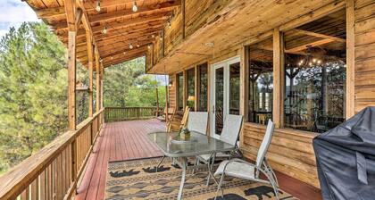 Peaceful Cabin w/ Mtn + River Views, Fire Pit