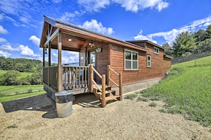 Exterior - New! Luxury Mountain City Tiny Cabin: Near Hiking! (Mountain City)