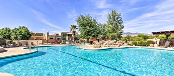 Sunny Adobe Retreat w/ Hot Tub & Mtn Views!