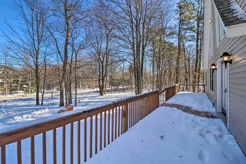 Deck, Pool, Trails Access: Pocono Family Home!