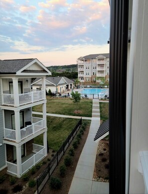 Property grounds - Brightly Lit, Vaulted with Poolside and Mountain View. Minutes from Downtown (Greenville)