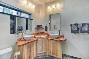 Bathroom - Serene Cabin: Coconino Nat'l Forest View! (Heber)