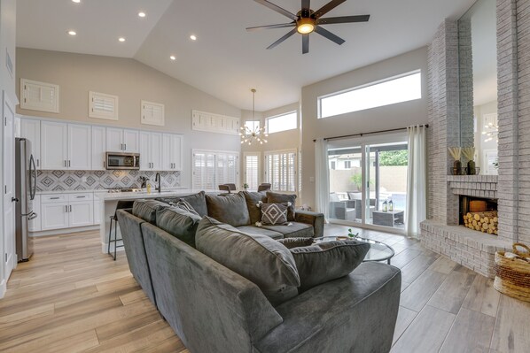 TV - Heated Pool, 2 Mi to Dtwn: Central Peoria Home! (Peoria)