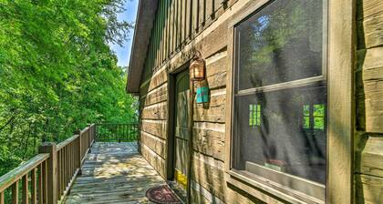 Lakefront Log Cabin w/ Fire Pit & Gas Grill!