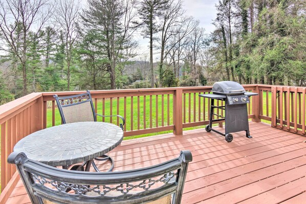 House (3 Bedrooms) | Interior - Mountain-view Zirconia Home: Walk to Lake Summit! (Zirconia)