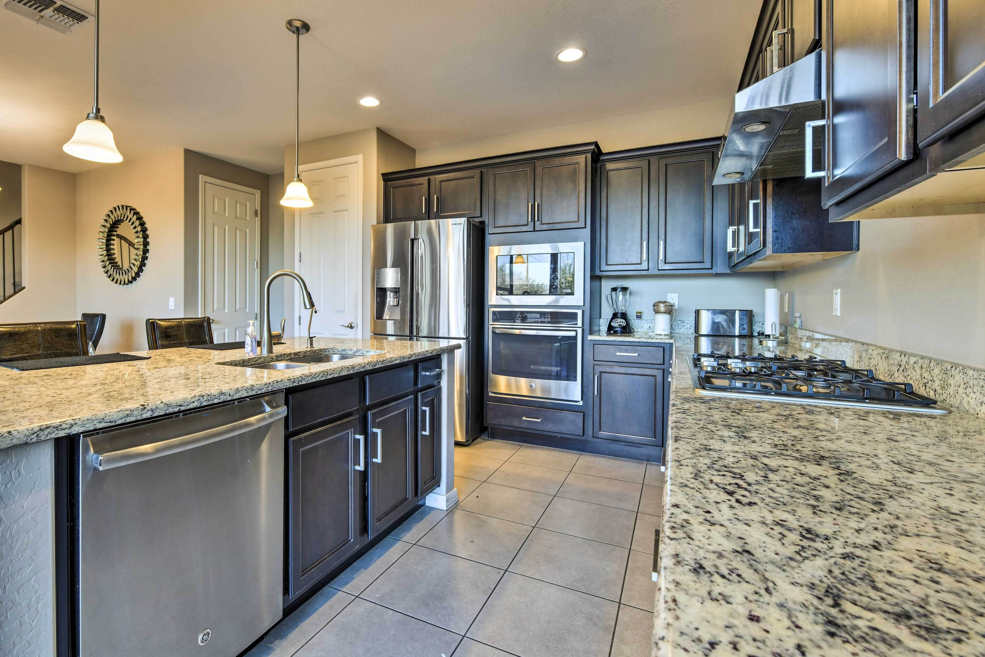 บ้านพัก (3 Bedrooms) | ครัวส่วนตัว | ไมโครเวฟ, เตาอบ, เตาประกอบอาหาร, เครื่องล้างจาน