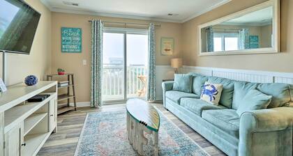 Ocean-view Oak Island Condo, 1 Block to Beach!