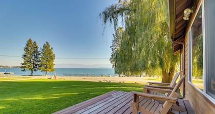 Lakeside Cabin w/ Beach ~ 14 Mi to Ski Area!