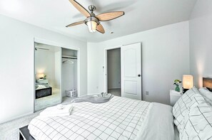Casa (4 Bedrooms) | 4 habitaciones, espacio para trabajar con laptop y cunas gratuitas 