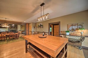 House (3 Bedrooms) | Interior - Hot Tub & Game Room: Secluded Franklin Getaway (Franklin)