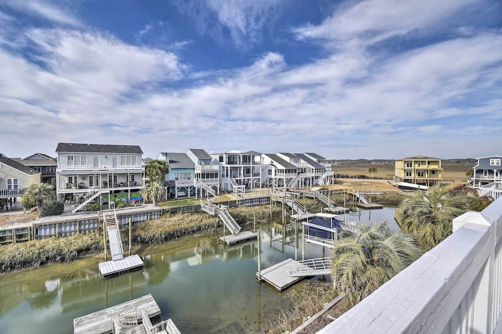 Steps to Sunset Beach: Canal-front Home w/ Dock! - Brick Landing Plantation Golf Club, NC