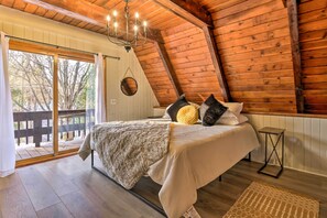 House (4 Bedrooms) | Interior - Rustic Lafayette A-frame Cabin w/ Game Room! (LaFayette)