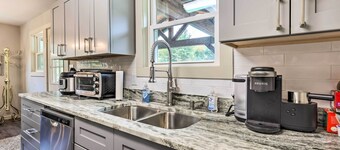 Newland Retreat w/ Creek, Near Hiking + Wineries!