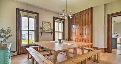 Spacious Farmhouse on 200 Acres Along the River