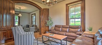 Fishing Nearby: 200-acre Farmhouse w/ Grill!