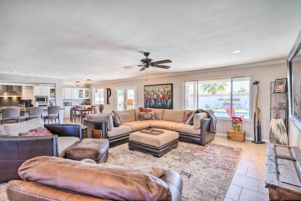 House (4 Bedrooms) | Interior - Pool & Outdoor Lounge: Scottsdale Family Home (Scottsdale)