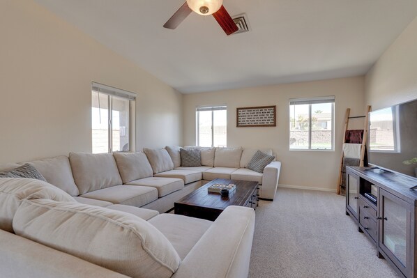House (3 Bedrooms) | Interior - Boat Parking: Family-friendly Lake Havasu Ranch! (Lake Havasu City)