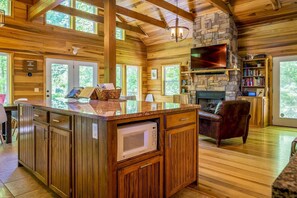 Ferienhaus (3 Bedrooms) | Eigene Küche | Mikrowelle, Ofen, Herdplatte, Kochgeschirr/Geschirr/Besteck