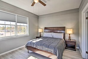 1 bedroom, iron/ironing board, bed sheets