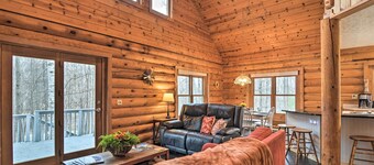Secluded Gaylord Cabin w/ Deck, Fire Pit & Grill!