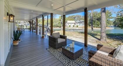 Waterfront Pine Knoll Shores Gem w/ Boat Dock
