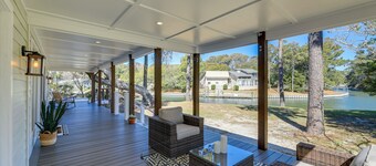 Waterfront Pine Knoll Shores Gem w/ Boat Dock