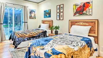 3 bedrooms, iron/ironing board, free cribs/infant beds, bed sheets