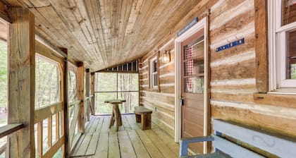 Historic Log Cabin w/ Porch Near Patoka Lake!