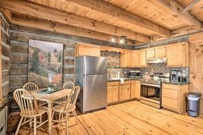 House (1 Bedroom) | Interior - Luxe Saluda Cabin w/ Hiking on Over 6 Acres! (Saluda)