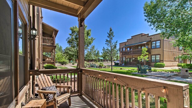 Property grounds - Rustic-chic Overgaard Condo w/ Fishing Pond! (Overgaard)
