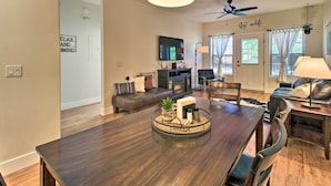 Living area - Rustic-chic Overgaard Condo w/ Fishing Pond! (Overgaard)