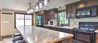 Platte Lake Home w/ Boat Launch & Deck!