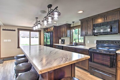 Platte Lake Home w/ Boat Launch & Deck!