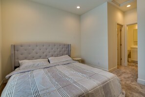 2 bedrooms, bed sheets
