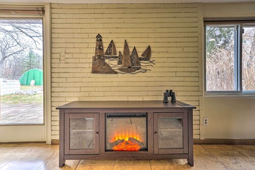 Lakefront Brohman Retreat w/ Dock & Fire Pit!