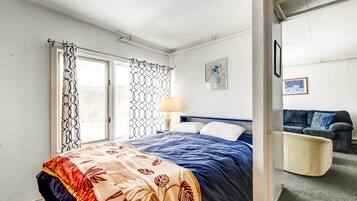 Apartemen (3 Bedrooms) | 3 kamar tidur, ruang kerja ramah laptop, dan seprai linen