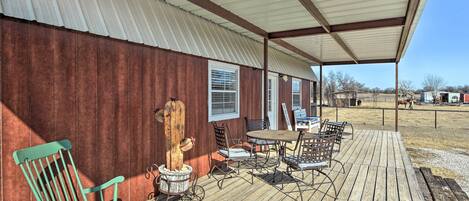 Fachada de la propiedad