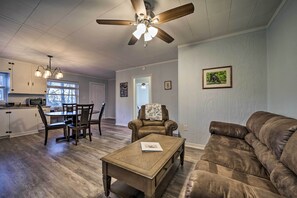 Fireplace - Maggie Valley Cottage Near Festival Grounds! (Maggie Valley)