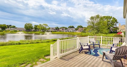 5 Mi to Beach: Lewes Home w/ Deck & Pond View